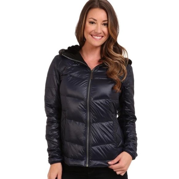 Marmot Jackets & Blazers - MARMOT Larkspur Dark Blue Down Puffer Jacket - Size Medium